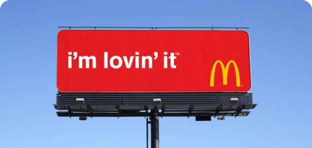 McDonalds billboard